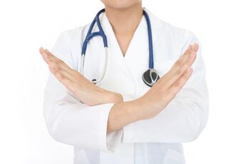 The doctor prohibits